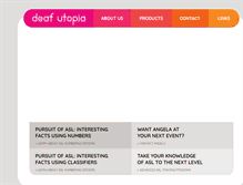 Tablet Screenshot of deafutopia.com